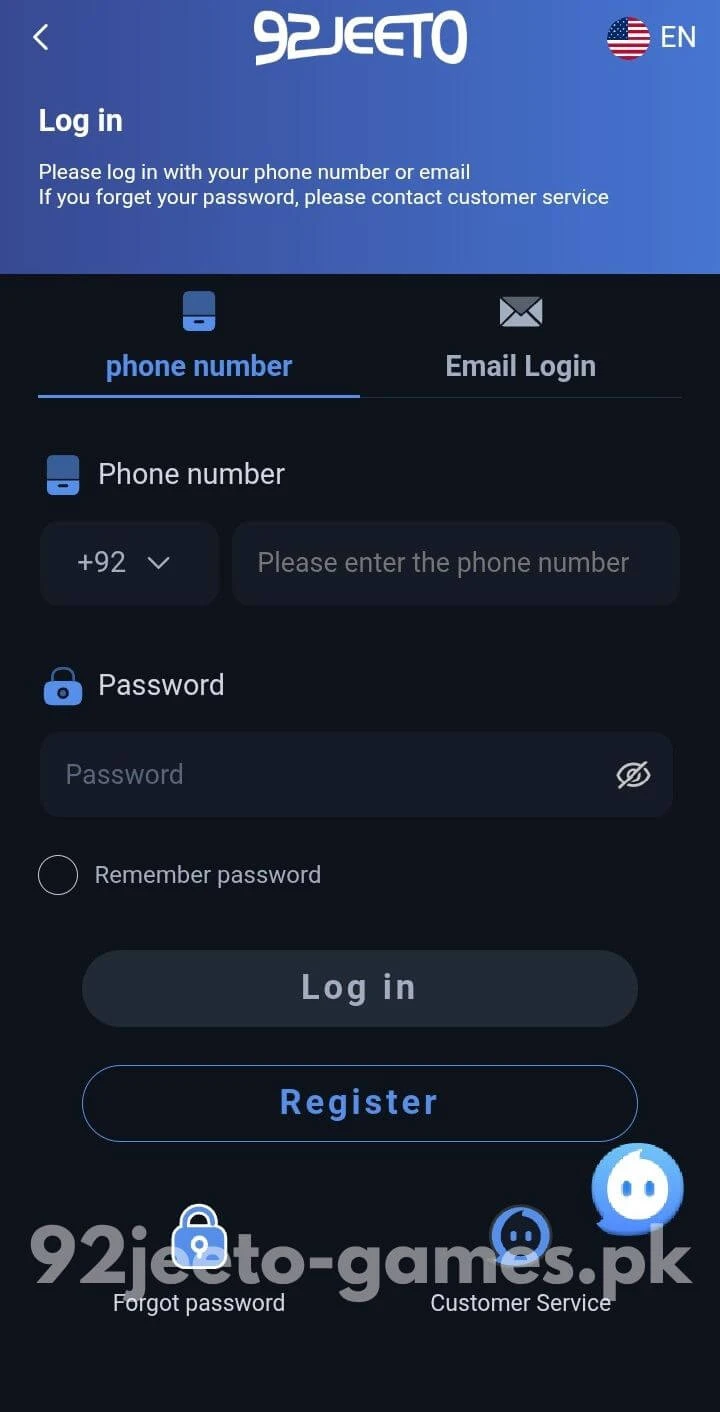 92 Jeeto Login